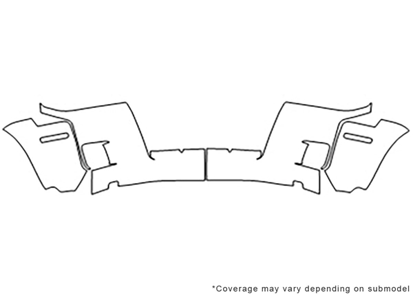 ##LONGDESCRIPTIONNAME2## Avery Dennison Clear Bra Bumper Paint Protection Kit Diagram