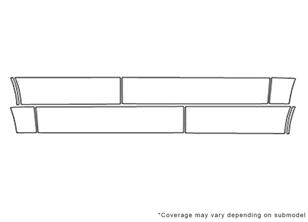 ##LONGDESCRIPTIONNAME2## 3M Clear Bra Door Cup Paint Protection Kit Diagram