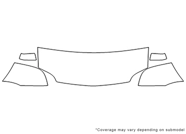 ##LONGDESCRIPTIONNAME2## Avery Dennison Clear Bra Hood Paint Protection Kit Diagram