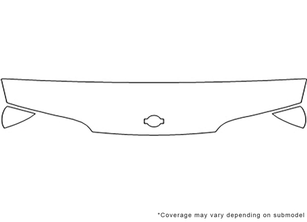 ##LONGDESCRIPTIONNAME2## Avery Dennison Clear Bra Hood Paint Protection Kit Diagram