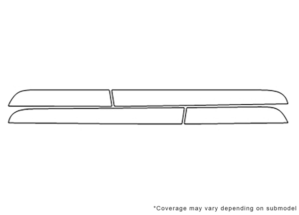 ##LONGDESCRIPTIONNAME2## 3M Clear Bra Door Cup Paint Protection Kit Diagram