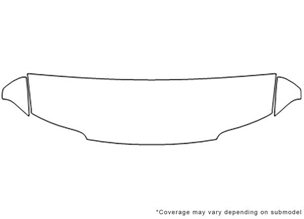 ##LONGDESCRIPTIONNAME2## 3M Clear Bra Hood Paint Protection Kit Diagram