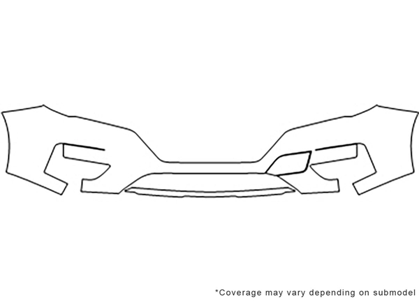 ##LONGDESCRIPTIONNAME2## 3M Clear Bra Bumper Paint Protection Kit Diagram