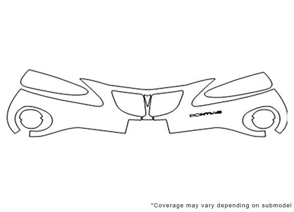 ##LONGDESCRIPTIONNAME2## 3M Clear Bra Bumper Paint Protection Kit Diagram