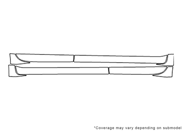 ##LONGDESCRIPTIONNAME2## 3M Clear Bra Door Cup Paint Protection Kit Diagram