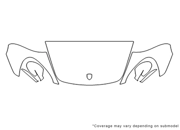 ##LONGDESCRIPTIONNAME2## Avery Dennison Clear Bra Hood Paint Protection Kit Diagram