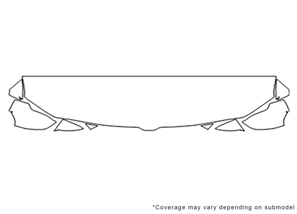 ##LONGDESCRIPTIONNAME2## 3M Clear Bra Hood Paint Protection Kit Diagram