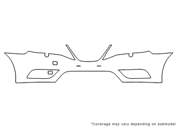 ##LONGDESCRIPTIONNAME2## Avery Dennison Clear Bra Bumper Paint Protection Kit Diagram