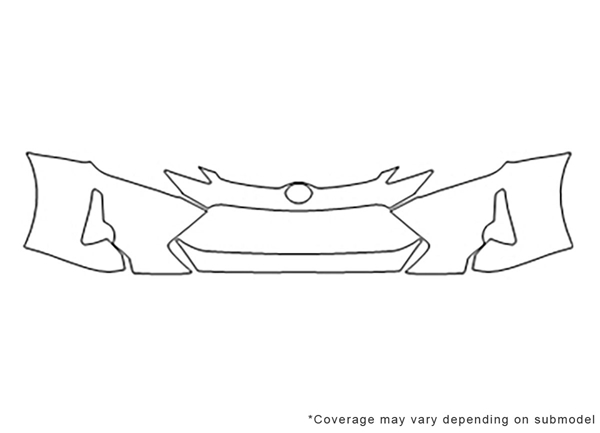 ##LONGDESCRIPTIONNAME2## 3M Clear Bra Bumper Paint Protection Kit Diagram