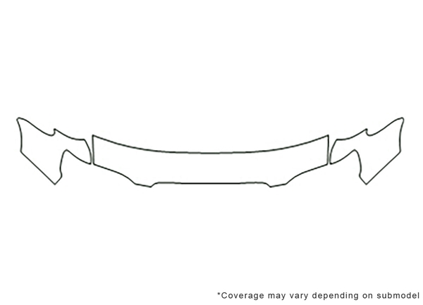 ##LONGDESCRIPTIONNAME2## 3M Clear Bra Hood Paint Protection Kit Diagram