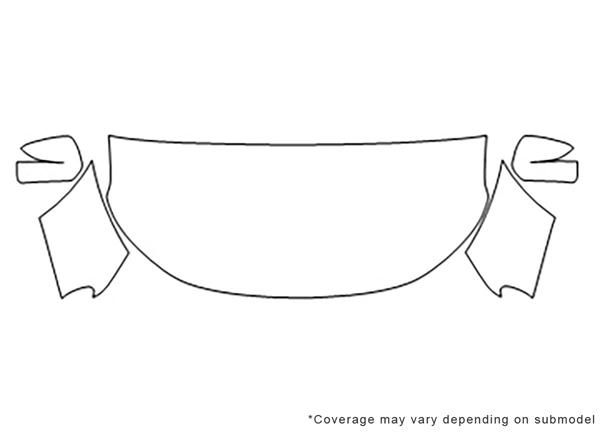 ##LONGDESCRIPTIONNAME2## Avery Dennison Clear Bra Hood Paint Protection Kit Diagram