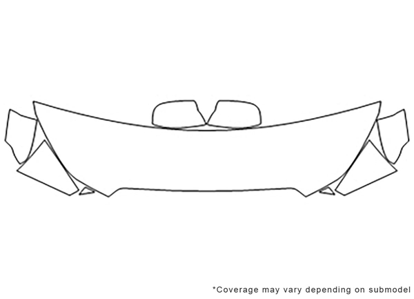 ##LONGDESCRIPTIONNAME2## Avery Dennison Clear Bra Hood Paint Protection Kit Diagram