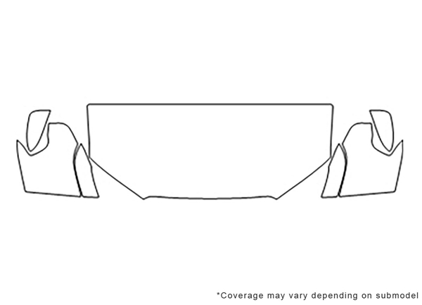 ##LONGDESCRIPTIONNAME2## Avery Dennison Clear Bra Hood Paint Protection Kit Diagram