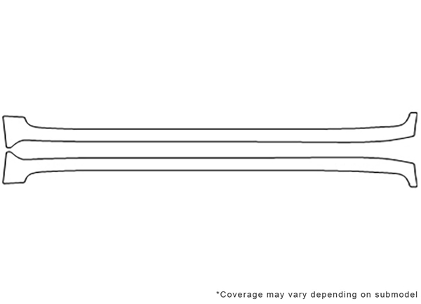 ##LONGDESCRIPTIONNAME2## 3M Clear Bra Door Cup Paint Protection Kit Diagram