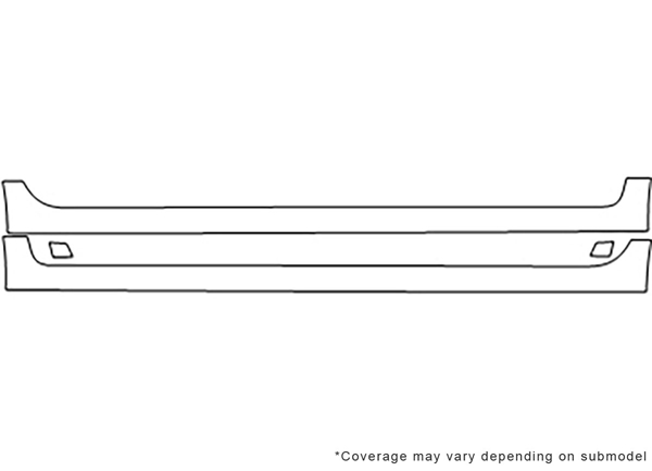 ##LONGDESCRIPTIONNAME2## 3M Clear Bra Door Cup Paint Protection Kit Diagram