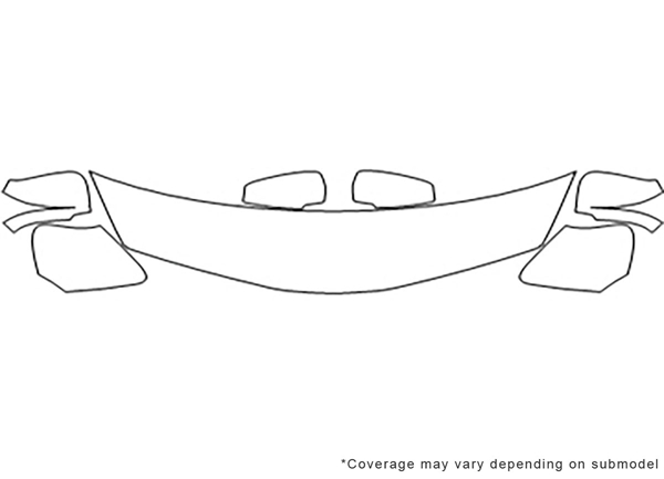 ##LONGDESCRIPTIONNAME2## Avery Dennison Clear Bra Hood Paint Protection Kit Diagram