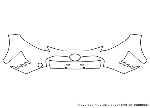 ##LONGDESCRIPTIONNAME2## 3M Clear Bra Bumper Paint Protection Kit Diagram