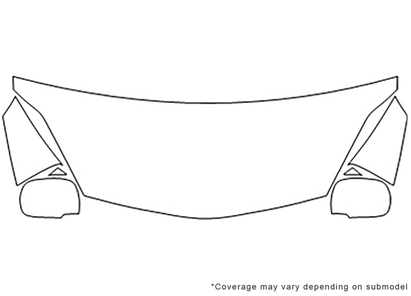 ##LONGDESCRIPTIONNAME2## 3M Clear Bra Hood Paint Protection Kit Diagram