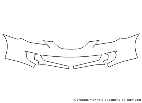 ##LONGDESCRIPTIONNAME2## 3M Clear Bra Bumper Paint Protection Kit Diagram