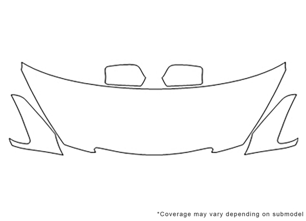 ##LONGDESCRIPTIONNAME2## 3M Clear Bra Hood Paint Protection Kit Diagram