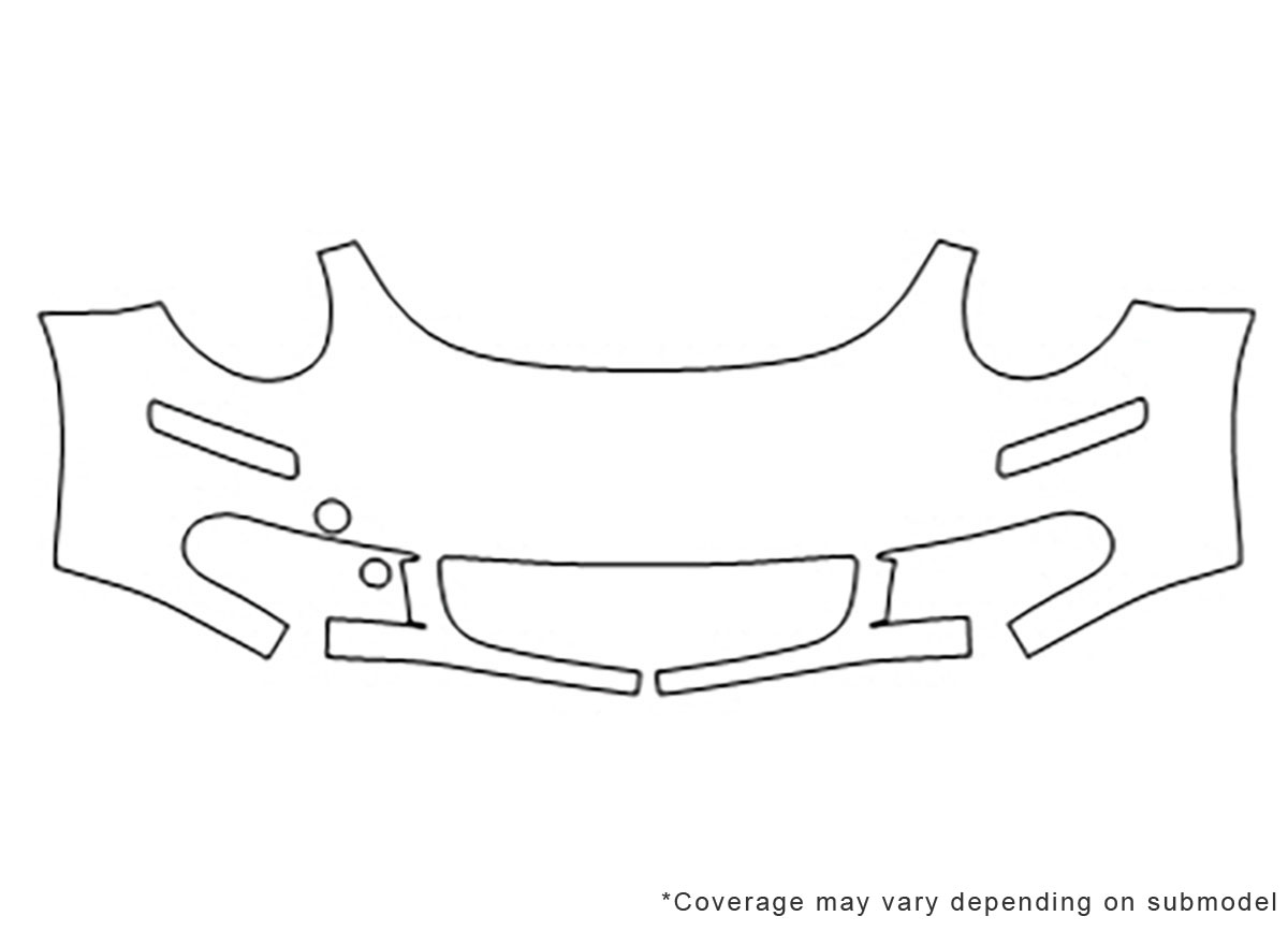 ##LONGDESCRIPTIONNAME2## 3M Clear Bra Bumper Paint Protection Kit Diagram