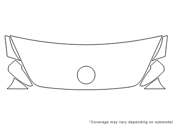 ##LONGDESCRIPTIONNAME2## Avery Dennison Clear Bra Hood Paint Protection Kit Diagram