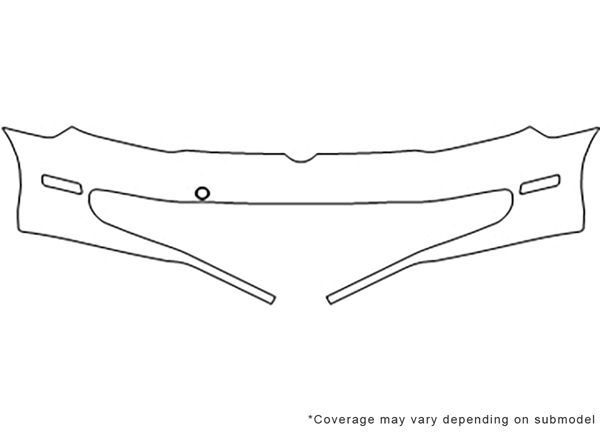 ##LONGDESCRIPTIONNAME2## 3M Clear Bra Bumper Paint Protection Kit Diagram