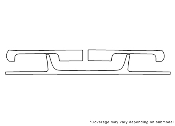 ##LONGDESCRIPTIONNAME2## Avery Dennison Clear Bra Bumper Paint Protection Kit Diagram