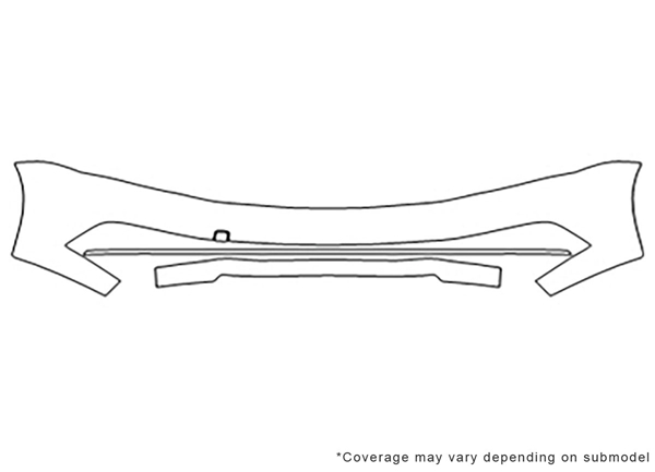 ##LONGDESCRIPTIONNAME2## 3M Clear Bra Bumper Paint Protection Kit Diagram