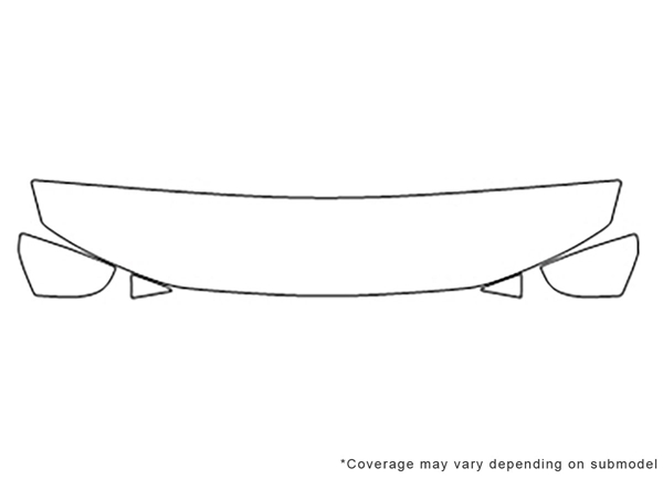 ##LONGDESCRIPTIONNAME2## 3M Clear Bra Hood Paint Protection Kit Diagram