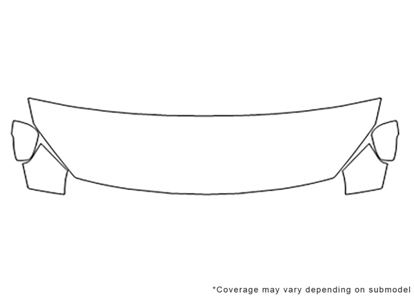 ##LONGDESCRIPTIONNAME2## Avery Dennison Clear Bra Hood Paint Protection Kit Diagram