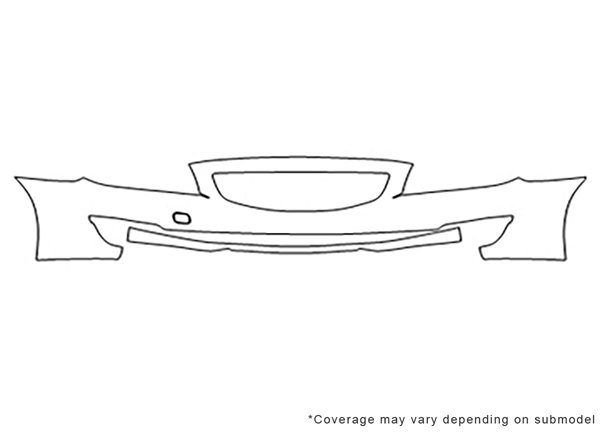 ##LONGDESCRIPTIONNAME2## 3M Clear Bra Bumper Paint Protection Kit Diagram