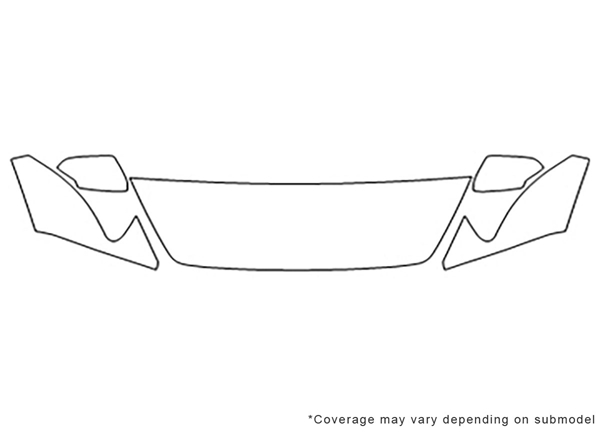 ##LONGDESCRIPTIONNAME2## Avery Dennison Clear Bra Hood Paint Protection Kit Diagram