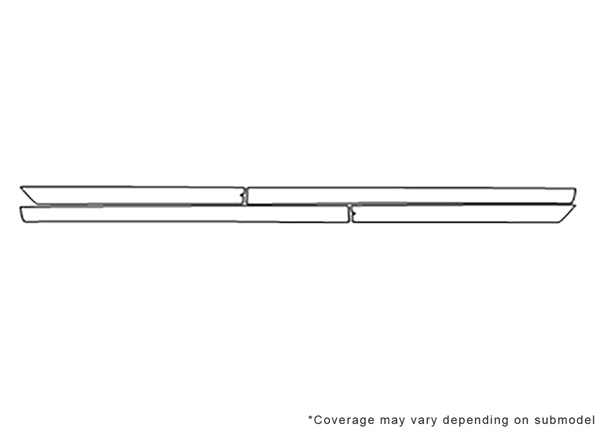 ##LONGDESCRIPTIONNAME2## 3M Clear Bra Door Cup Paint Protection Kit Diagram