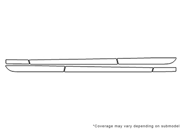 ##LONGDESCRIPTIONNAME2## 3M Clear Bra Door Cup Paint Protection Kit Diagram