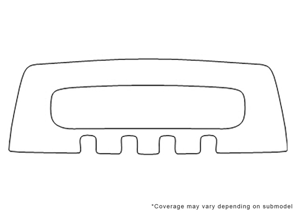 ##LONGDESCRIPTIONNAME2## 3M Clear Bra Bumper Paint Protection Kit Diagram