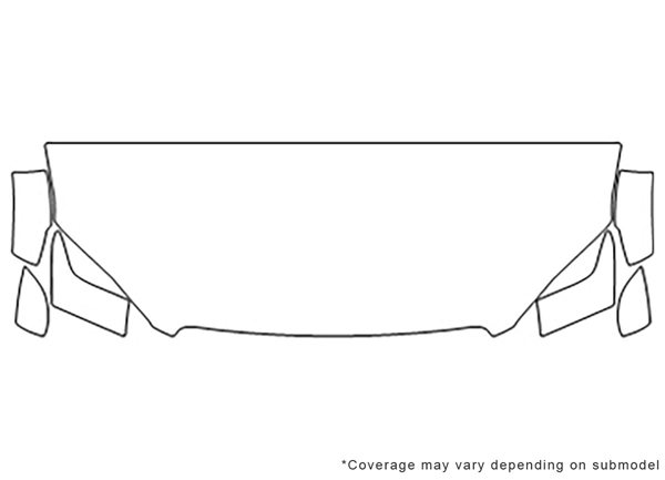 ##LONGDESCRIPTIONNAME2## 3M Clear Bra Hood Paint Protection Kit Diagram