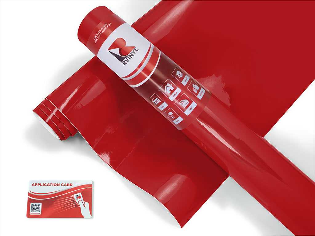 3M 2080 Gloss Hot Rod Red Snowmobile Wrap Color Film