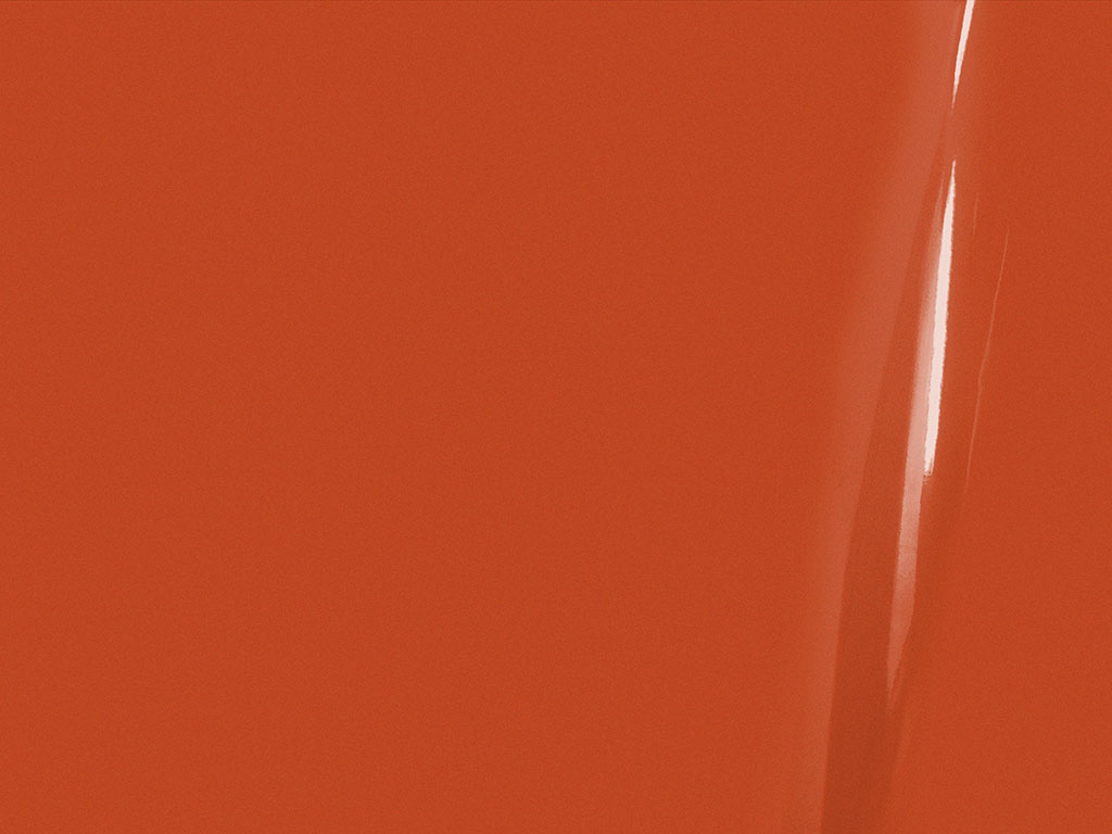 Gloss Fiery Orange 3M 2080 Color Swatch Wrap