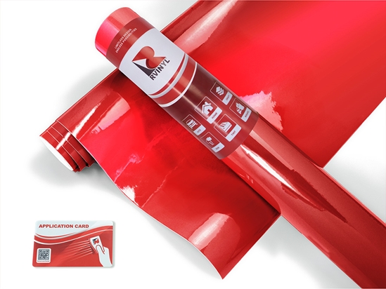 Avery Dennison SF 100 Red Chrome Vehicle Wrap Color Film