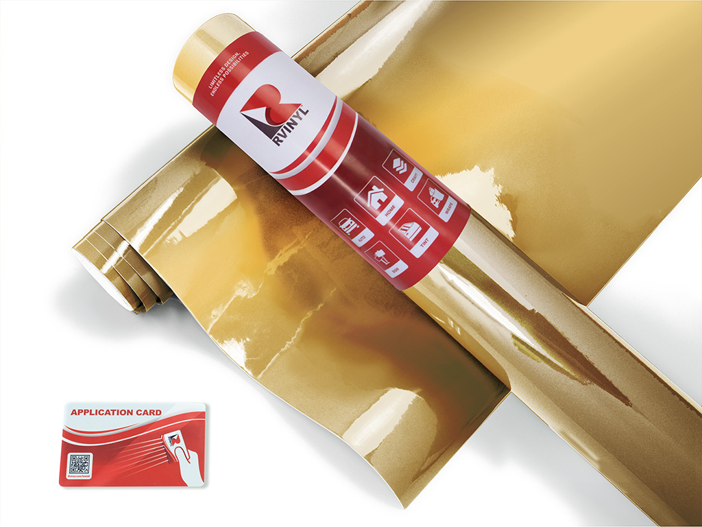 Gold Chrome Avery Dennison™ Wrap | SF 100 Conform Film