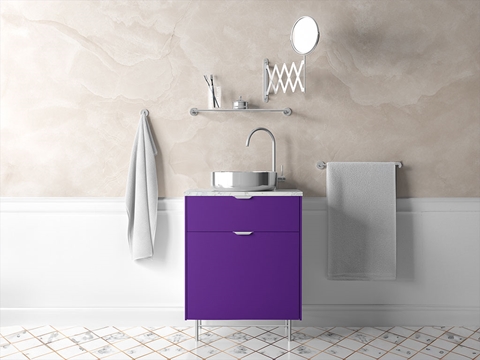 3M™ 1080 Gloss Plum Explosion Bathroom Cabinet Wraps