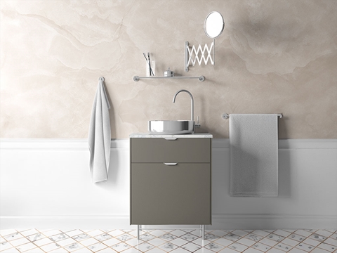 3M™ 2080 Matte Charcoal Metallic Bathroom Cabinet Wraps