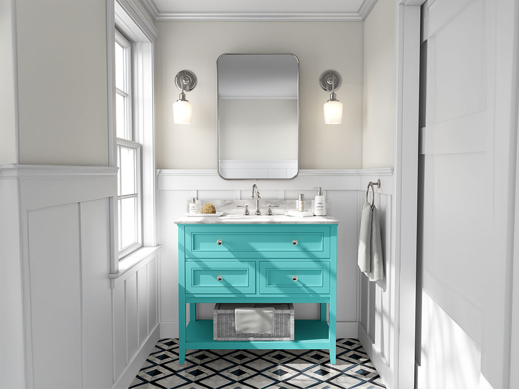 3M 2080 Satin Key West DIY Bathroom Cabinet Wraps