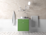 Avery Dennison SW900 Matte Metallic Green Apple Bathroom Cabinetry Wraps