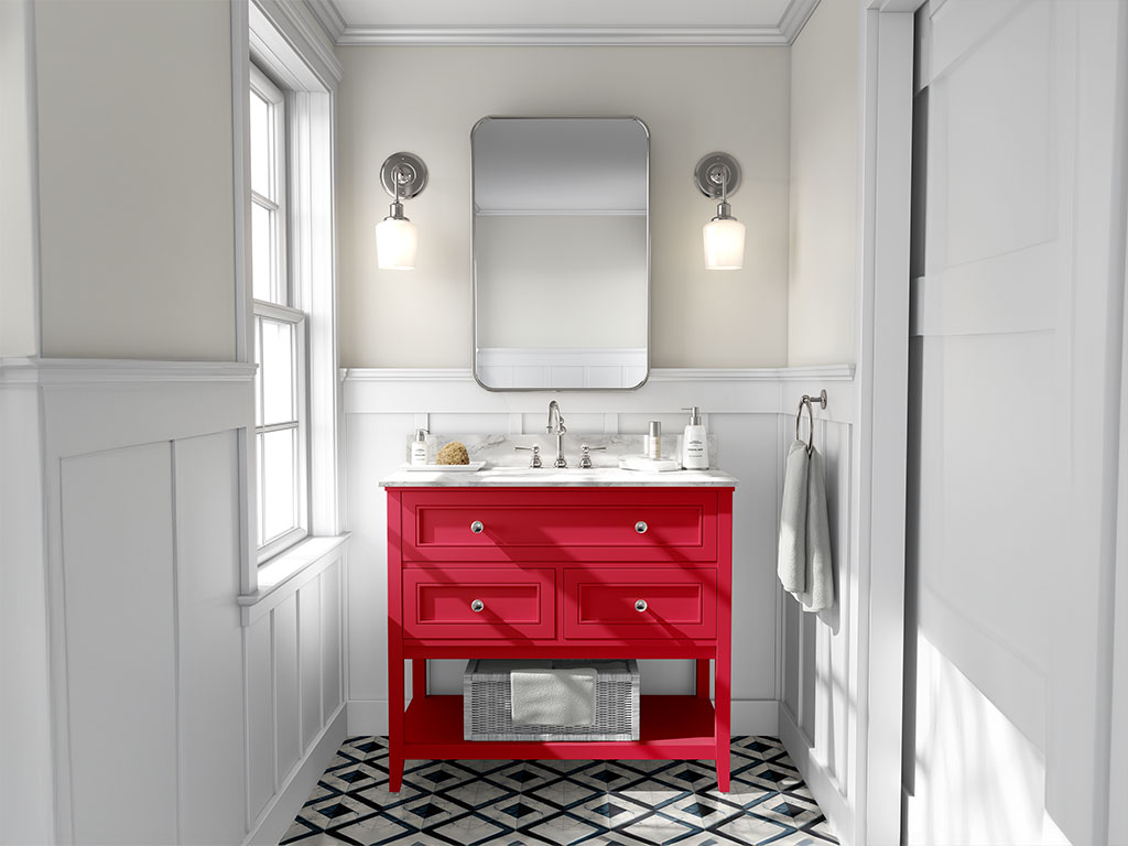 ORACAL 970RA Gloss Cardinal Red DIY Bathroom Cabinet Wraps