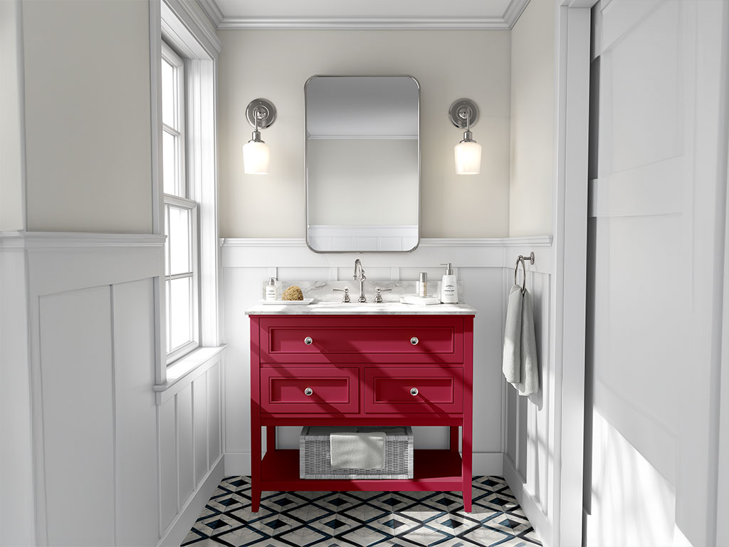 ORACAL 970RA Gloss Dark Red DIY Bathroom Cabinet Wraps