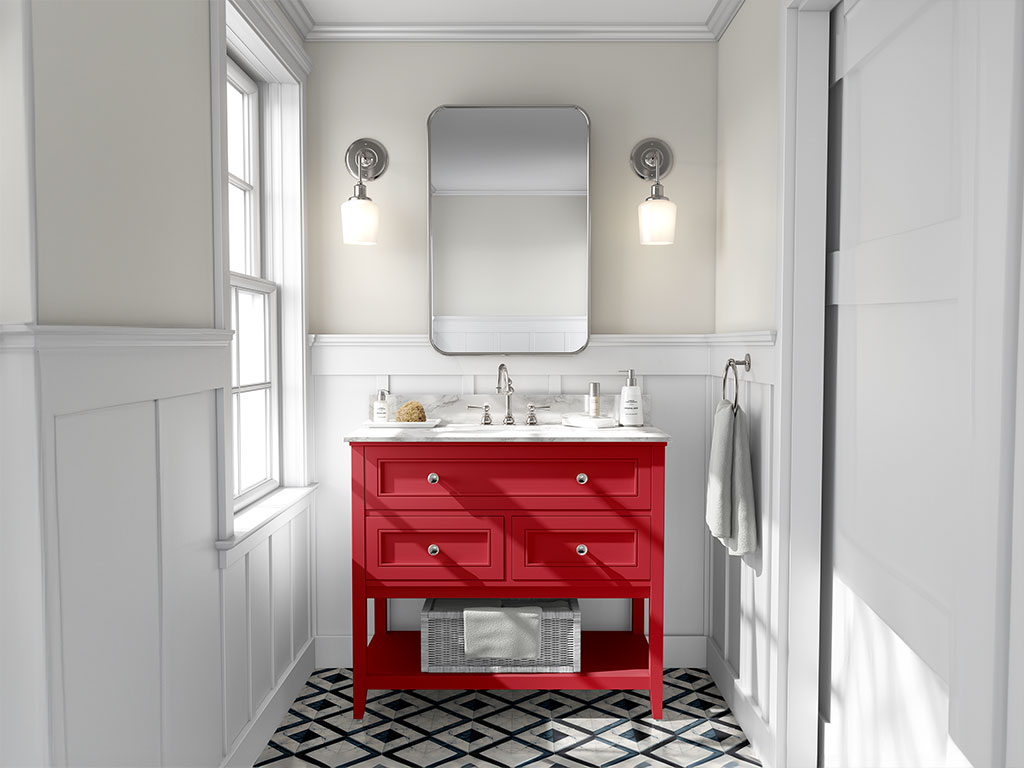 ORACAL 970RA Gloss Red DIY Bathroom Cabinet Wraps