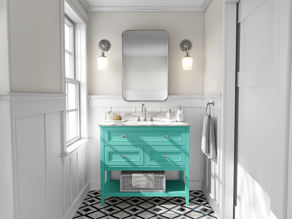 ORACAL 970RA Matte Mint DIY Bathroom Cabinet Wraps