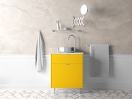 ORACAL 970RA Gloss Traffic Yellow Bathroom Cabinetry Wraps